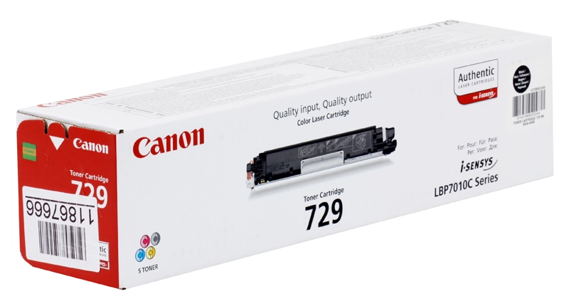 Картридж Canon  729 Bk, 4370B002